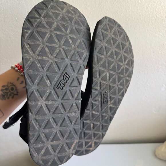 Teva Black Strappy Sport Sandals – Women’s Size 7– - Picture 5 of 8